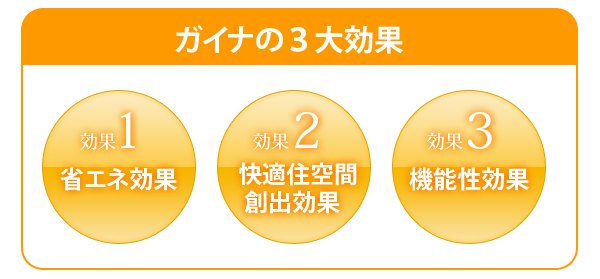 ガイナの3大効果